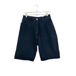 Vintage Bongo High Rise‎ Jean Shorts Women's 11 Black Jorts 90's Y2K Streetwear